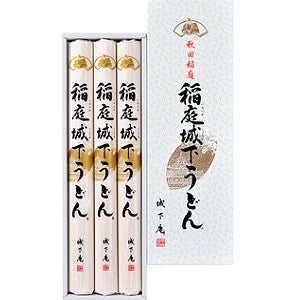 ＜産地直送JAタウン＞ 【ＫＰ-30】稲庭城下うどん【化粧紙箱】 （160g×6袋）