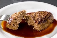 ＜産地直送JAタウン＞ 米沢牛と豚肉のハンバーグステーキ画像