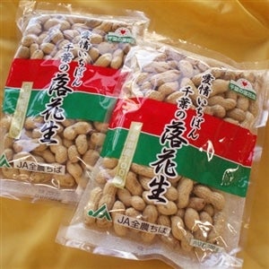 ＜産地直送JAタウン＞ 殻付き落花生☆３００ｇ×２０［お得な大箱入］画像