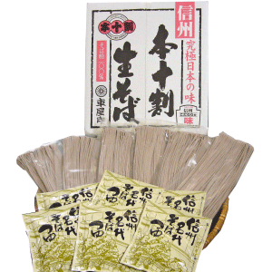 信州戸隠そば本十割生そば(大) ホ-大 110g×6袋・つゆ付き