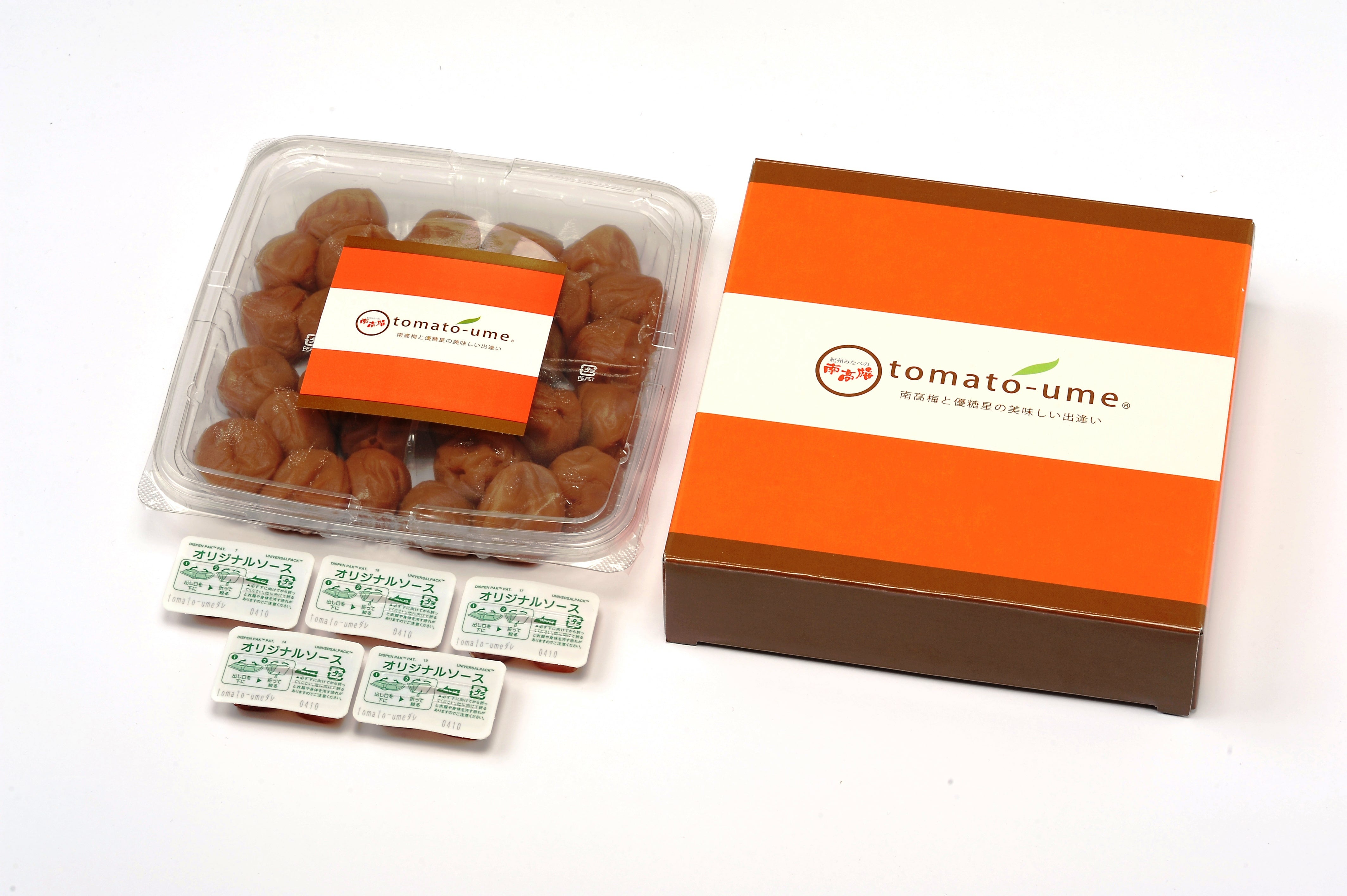 ＜産地直送JAタウン＞ tomato-ume ２５０ｇ ＆ tomato-umeダレ １３０ｇ 化粧箱入り