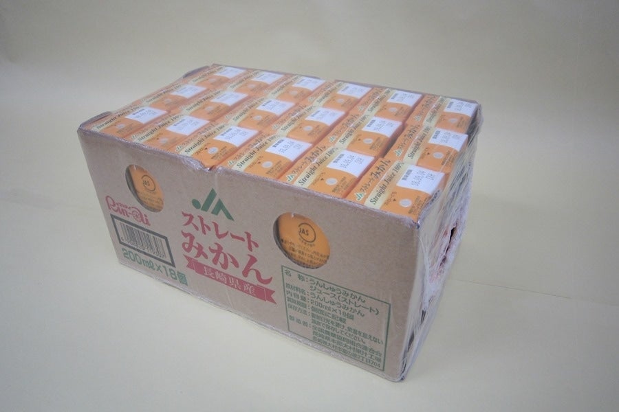 リンアイストレートみかん(紙パック200ml×18本入)