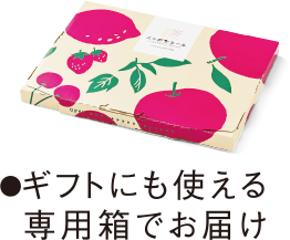ギフトにも使える専用箱でお届け