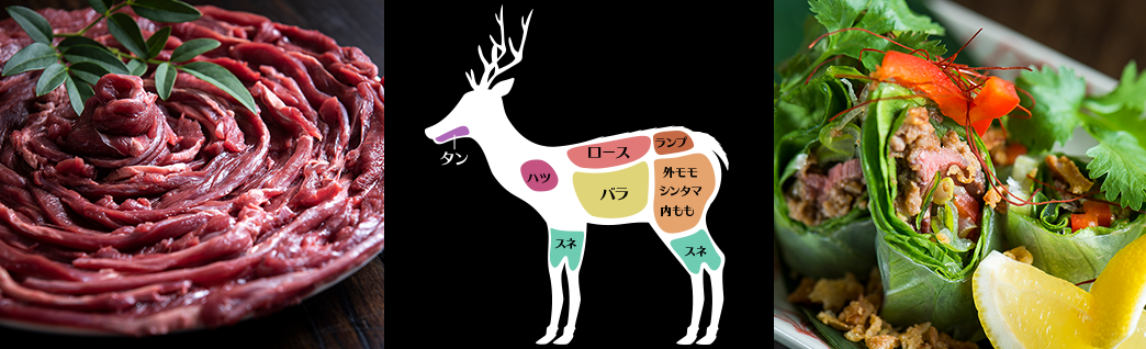 兵庫県産鹿肉　鹿バラ