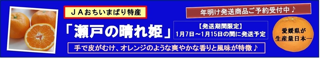 愛媛県産「はれひめ」の特選品「瀬戸の晴れ姫」販売中です♪