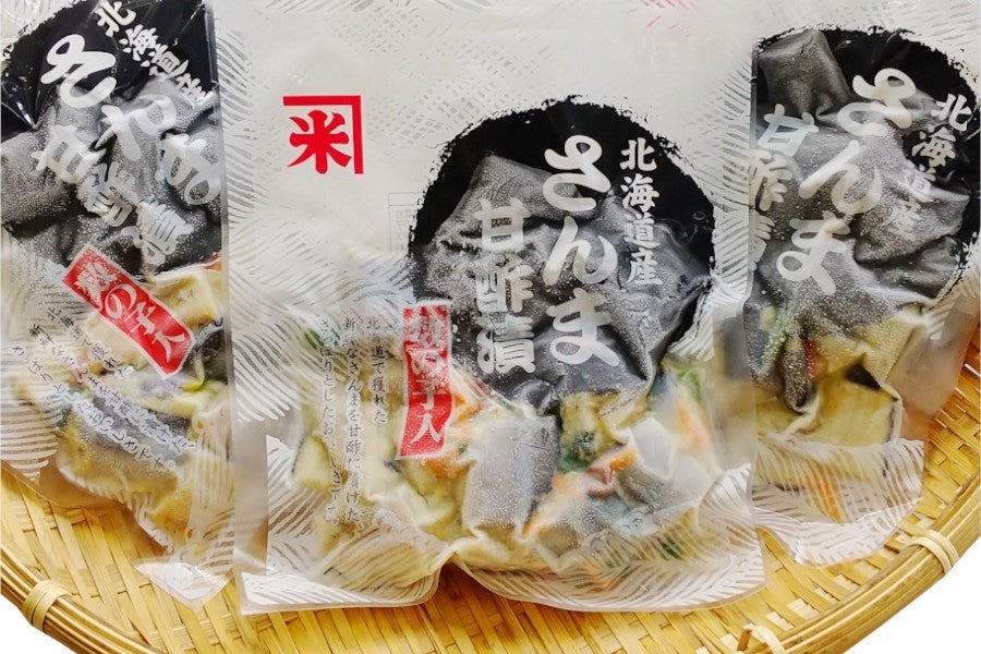 さんま甘酢漬:北海道根室 カネコメ高岡商店