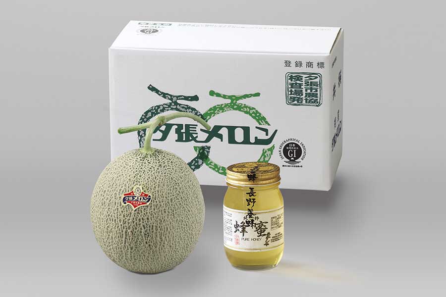 夕張メロン秀品1玉アカシヤはちみつ600gセット: JA夕張市
