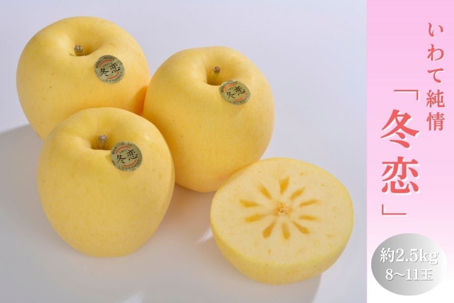 【予約】いわて純情りんご「冬恋」 約2.5kg (8-11玉)