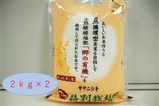 【農家応援】特別栽培米　ササニシキ　令和3年産　2ｋｇ×2