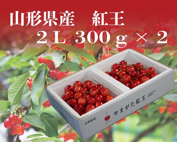 東北　山形県産　300g 山形県産やまがた紅王（300g×2）6月下旬～順次発送: 全農ライフ
