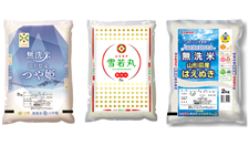 「無洗米」３種食べ比べ各2ｋｇセット　令和4年産