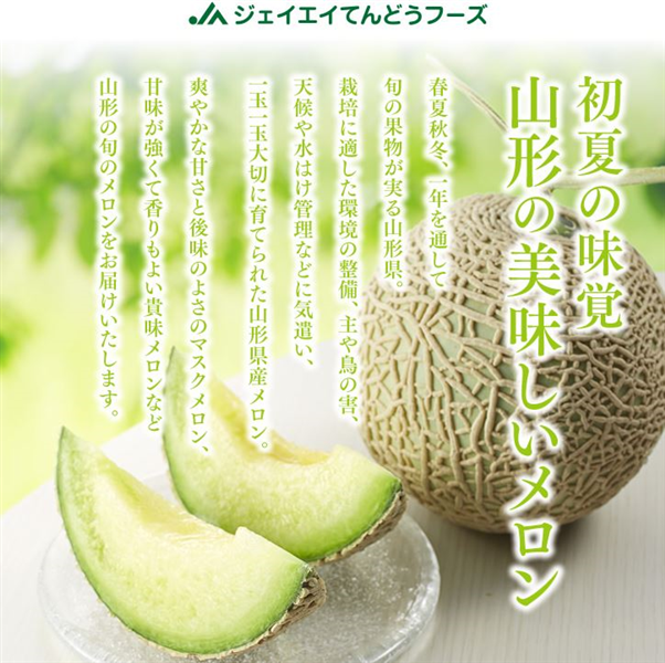 ◇庄内赤肉メロン約2kg（2玉）山形県庄内産 秀品 ※7月中旬以降発送予定
