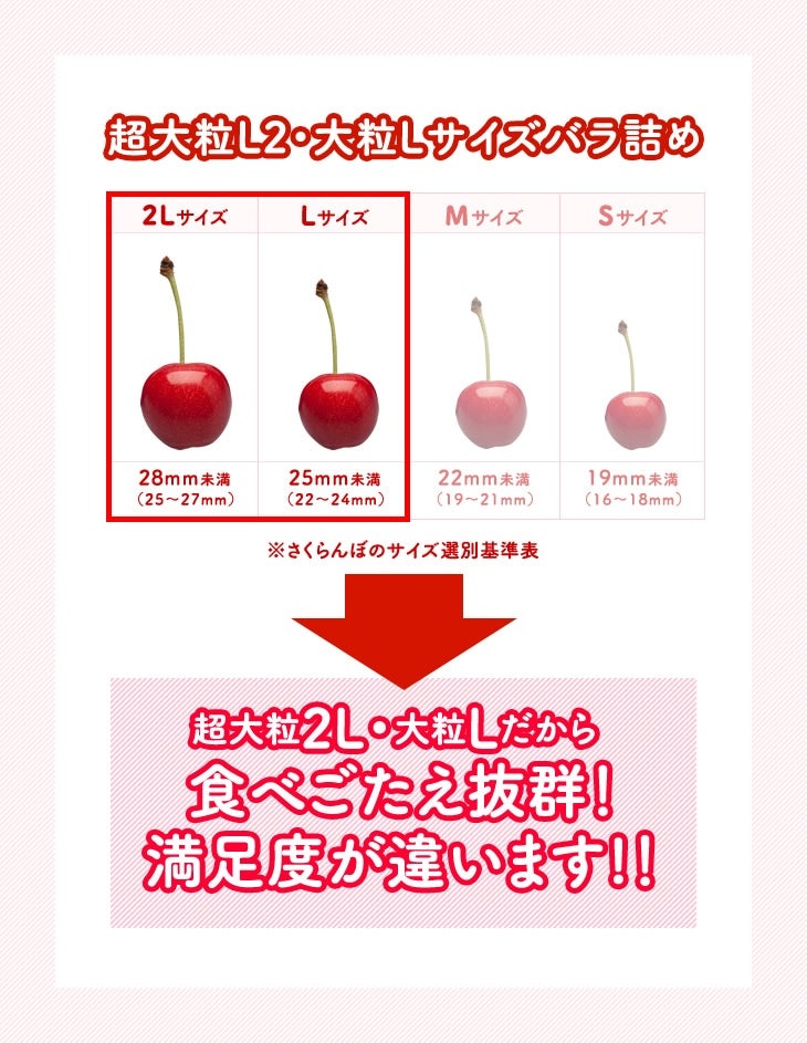 さくらんぼ紅秀峰700g秀L以上【クール便】: JAてんどうフーズ
