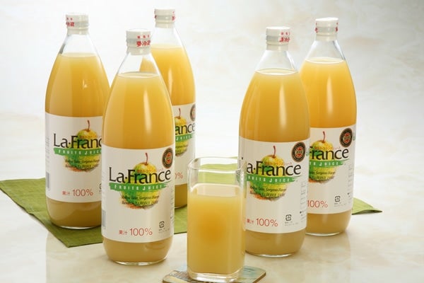 天童産 ラ・フランス100% (瓶） ジュース６本 セット