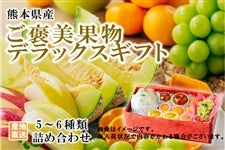 熊本県産ご褒美果物デラックスギフト(5〜6種類詰め合わせ)