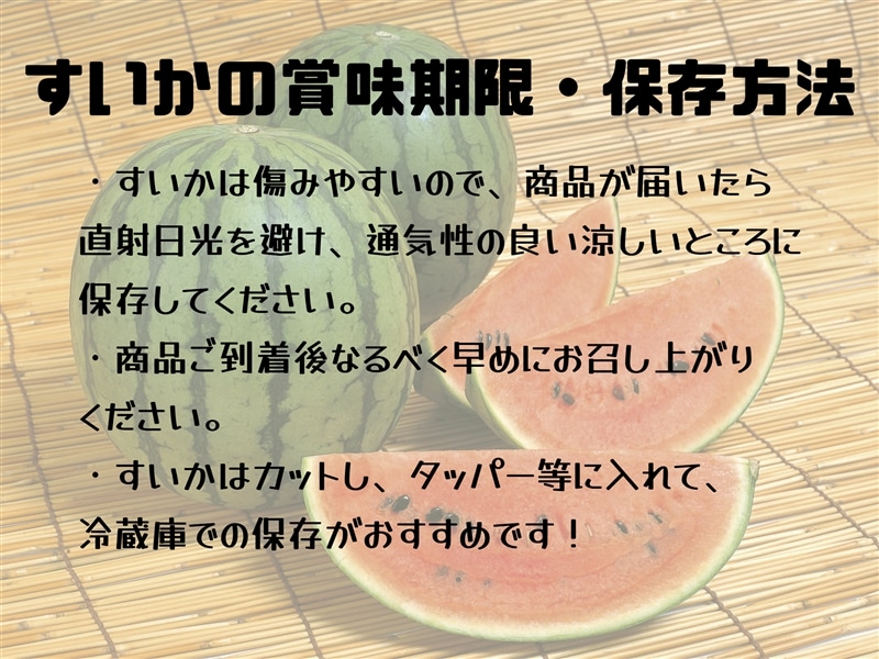 山形県産小玉すいか「ひとりじめBonBonリッチ」1玉: 小さな