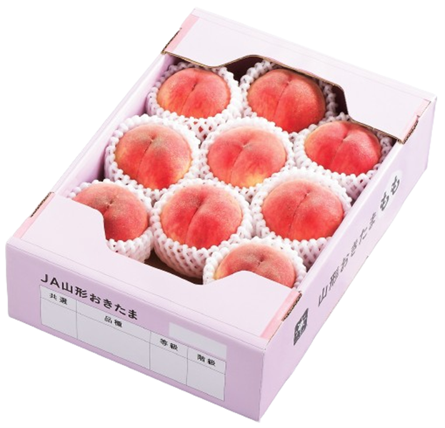 数量限定】JA山形おきたま産白桃 約2㎏化粧箱 特秀（5～7玉