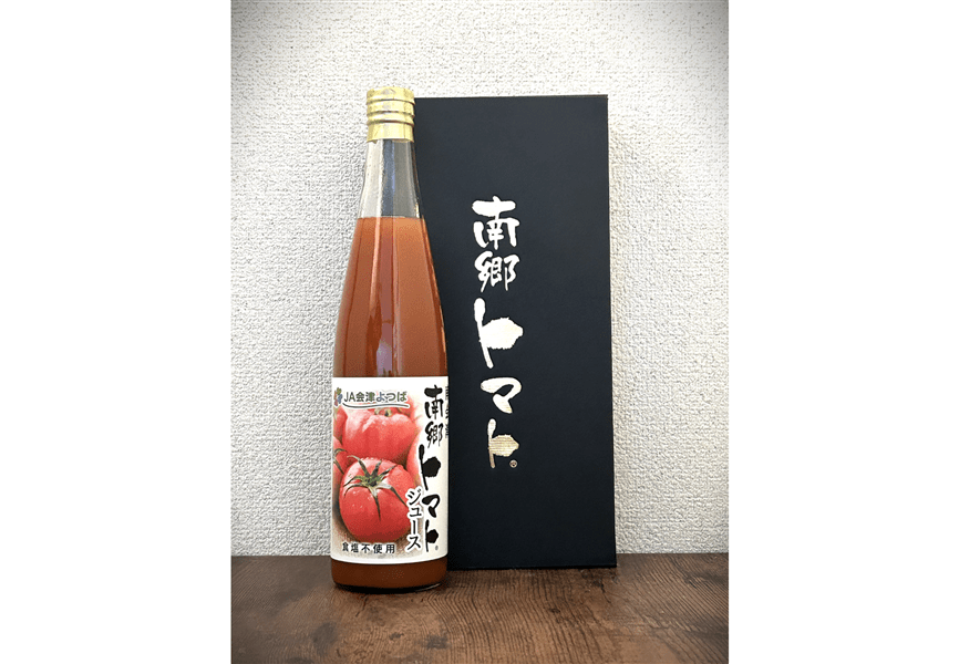 JA会津よつば 南郷トマトジュース(食塩不使用) 500gx2本: JA全農福島
