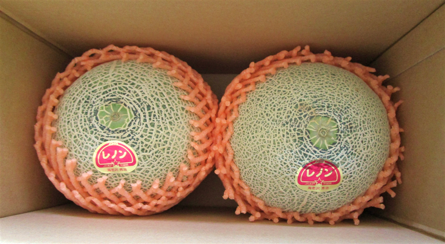 茨城県産・JA水戸の赤肉メロン『レノンメロン』