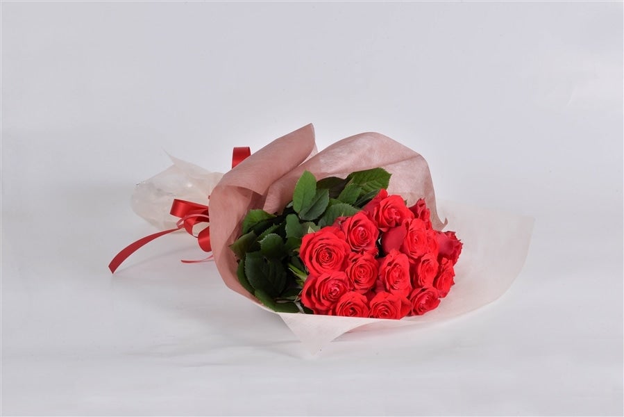 産地直送 通販 お取り寄せ 農家応援 バラの花束 赤 15本入り 栃木県産 とちぎ新鮮倉庫 ｊａタウン