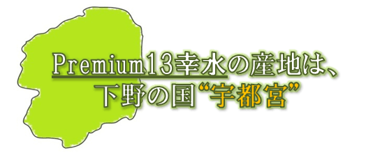 Premium13幸水の産地は、下野の国“宇都宮”