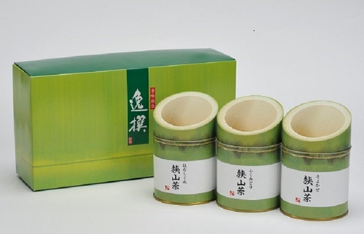 狭山茶竹缶３本（はなしぐれ・そよかぜ・ふくみどり）セット