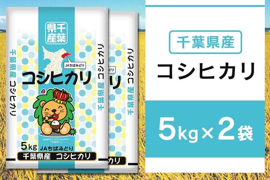 JAちばみどり 令和6年産コシヒカリ（5kg×2袋）: JAちば