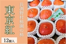 長渕野村柿園の柿　東京都オリジナル品種「東京紅」　１２個入