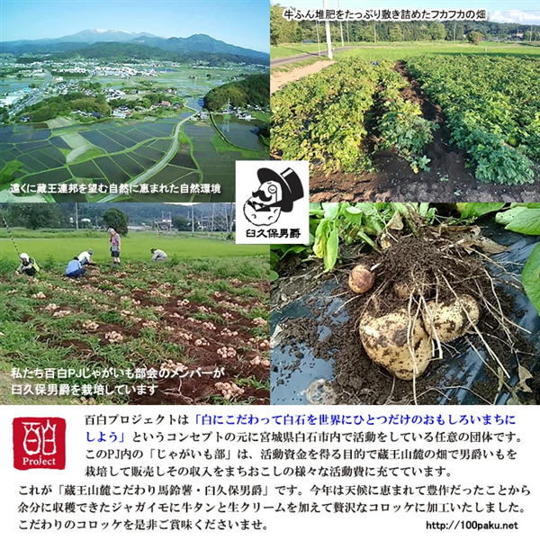 生クリーム入り・臼久保男爵牛タンコロッケ【70g×10個 2袋セット】