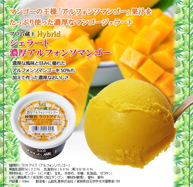 お中元】 フロム蔵王 夏季限定 Hybrid マルチアイスBOX24(チョコ