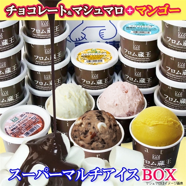 お中元】 フロム蔵王 夏季限定 Hybrid マルチアイスBOX24(チョコ
