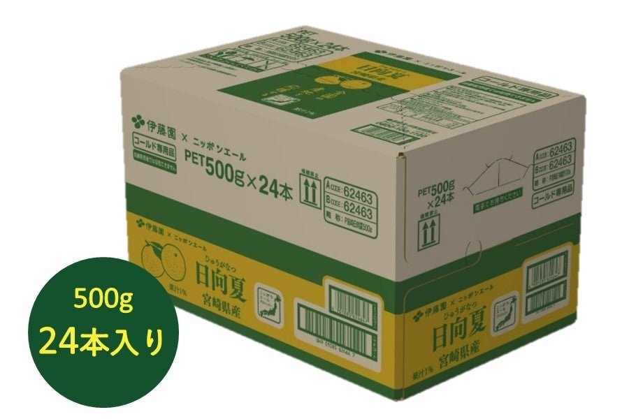 伊藤園共同開発商品】清涼飲料水 ニッポンエール 宮崎県産日向夏