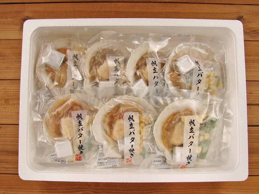 7個入り:　帆立バター焼きセット　通販　お取り寄せ　北海道直送】北海道産　サトクル|【ＪＡタウン】産地直送