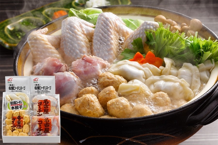 名古屋コーチン鶏鍋セット　通販　サトクル|【ＪＡタウン】産地直送　(384):　お取り寄せ