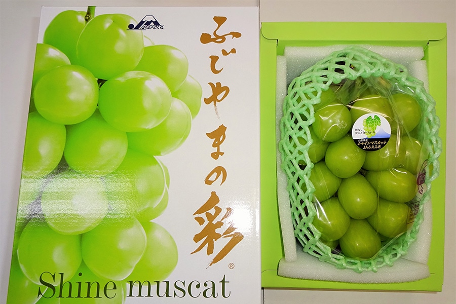 JAふえふき】山梨県産シャインマスカット 約500g 1房入り 9月中旬