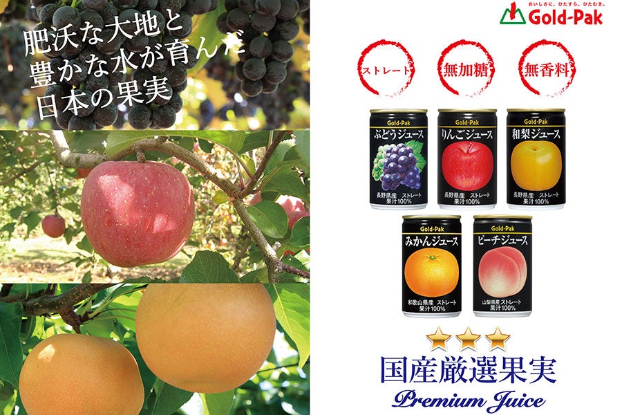 産地直送 通販 お取り寄せゴールドパック 5種の国産果物ストレートジュースセット (160g×5本)×4箱: 全農長野 僕らはおいしい応援団|ＪＡタウン