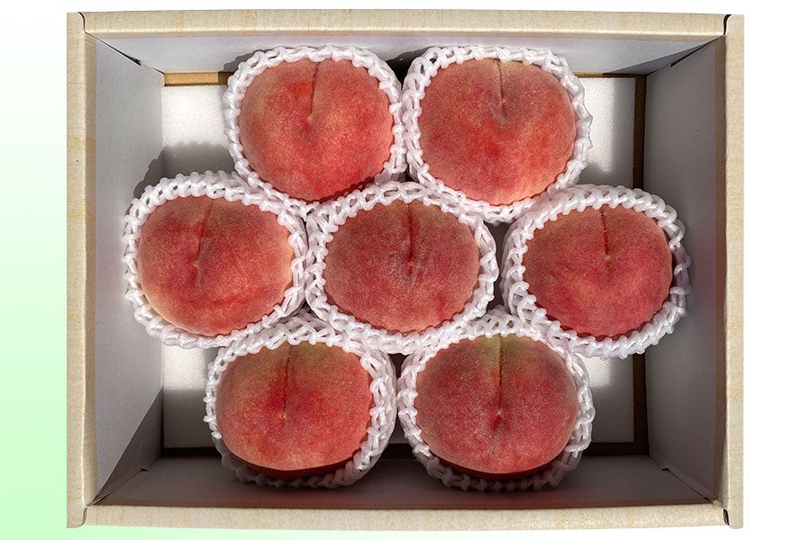 JAグリーン長野 輝々桃 中玉約2kg(7-8玉)×1箱【贈答箱】7月18日-8月4日頃発送: 全農長野 僕らはおいしい応援団|【ＪＡタウン】産地直送  通販 お取り寄せ