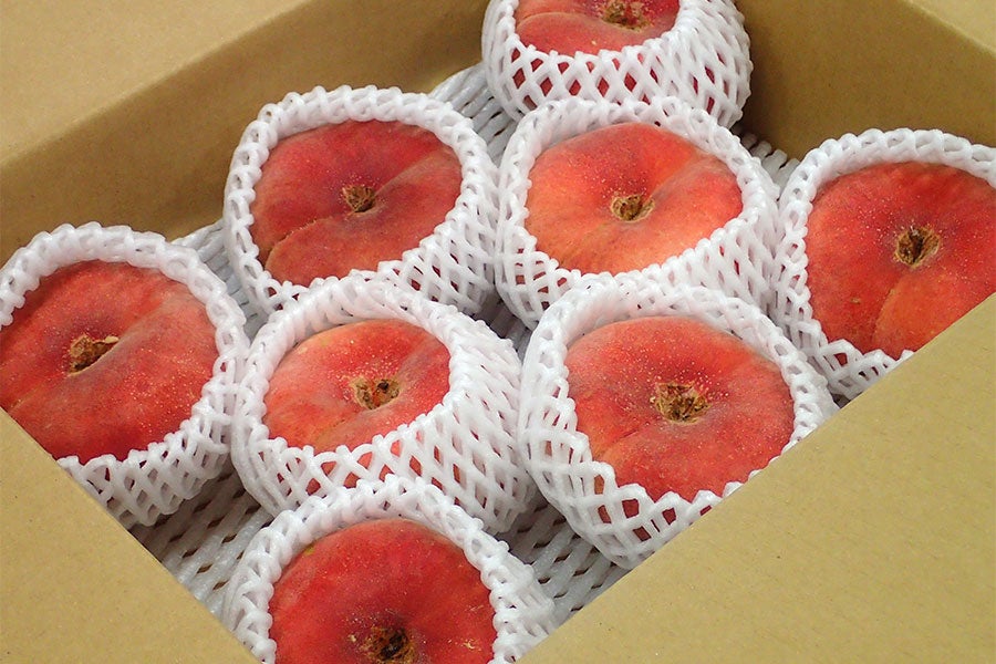 のろまん農場 蟠桃(ばんとう) 約2kg(6-12玉) 8月16日以降発送: 全農