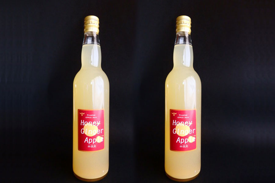 林檎屋ハニージンジャーアップルジュース 550ml×2本: 全農長野 僕らは