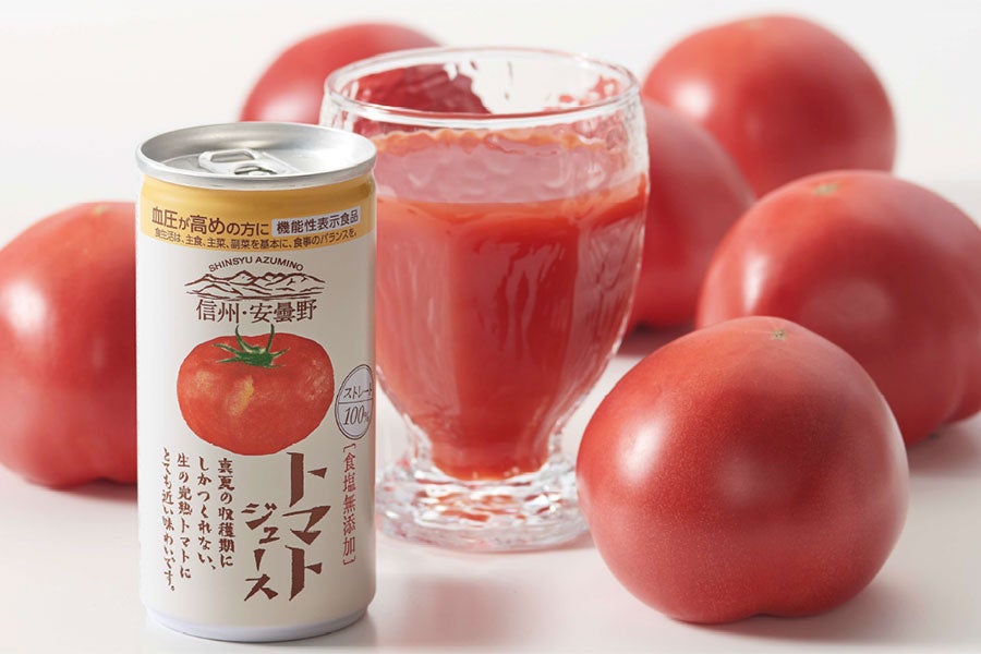 産地直送 通販 お取り寄せ【新物】ゴールドパック 信州・安曇野トマトジュース 無塩 (190g×30本)×2箱【GABA(機能性表示食品)】  9月1日以降発送: 全農長野 僕らはおいしい応援団|ＪＡタウン