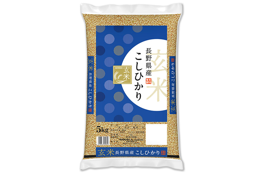 お米のベイクック 長野コシヒカリ(玄米) 5kg(令和7年産): 全農長野