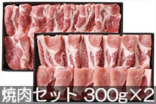 農協直販 信州SPF豚 焼肉セット 300g×2パック