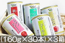 長野興農 信州りんごの味わい5種ジュースセット FT (160g×30本)×3箱