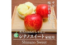 ファーム大澤屋 シナノスイート 名人のはねだしりんご 家庭用 約1.4kg(4-5玉)