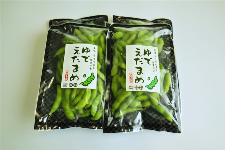新潟県産 冷凍えだまめ（200g×4袋入）※限定50セット！！: ハロー