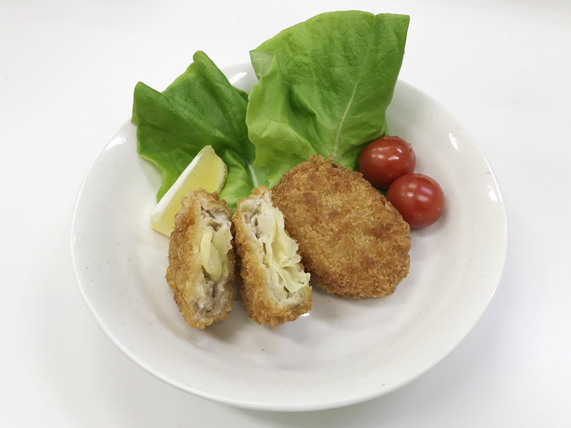 【大決算セール】レンジでざく切りキャベツメンチ