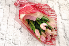 チューリップの花束 ハート ヘアゴム チューリップの花束 ハート ヘアゴム