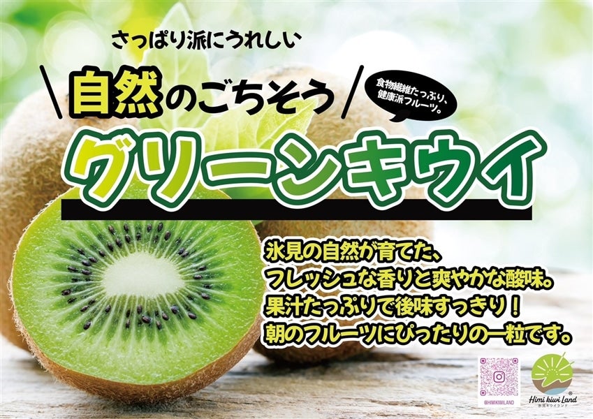 氷見キウイランドのキウイ(ヘイワード)大玉2L〜4Lサイズ 4kg