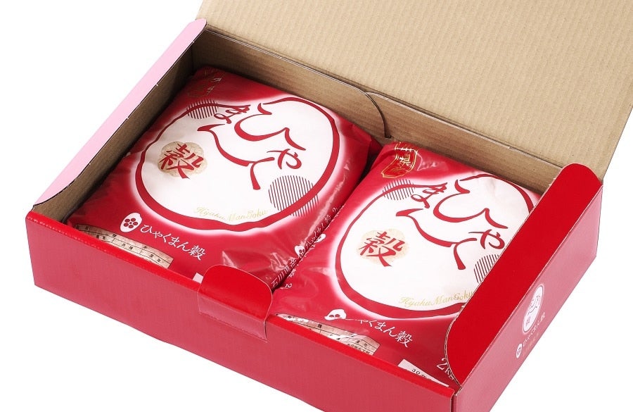 送料無料】贈答用 令和4年産 ひゃくまん穀(2Kg×2袋): かが 送料無料】贈答用 令和4年産 ひゃくまん穀(2Kg×2袋): かが