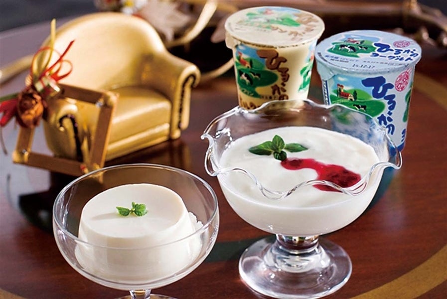 ひるがのミルクプリン・ヨーグルト・チーズケーキセット【美濃酪連